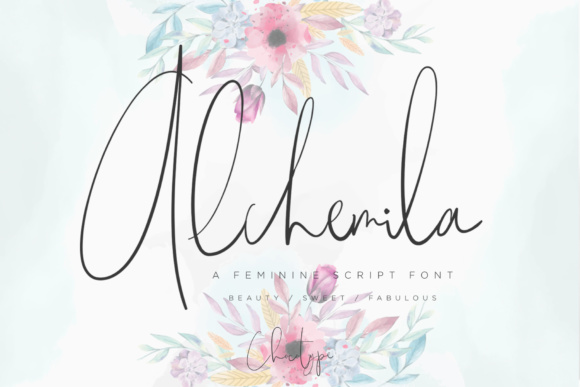 Alchemila: Sophisticated Script for Modern Design