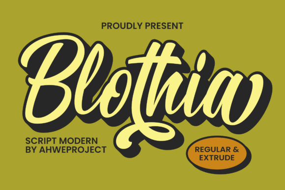 Blothia: Dynamic Brush Script for Impactful Design