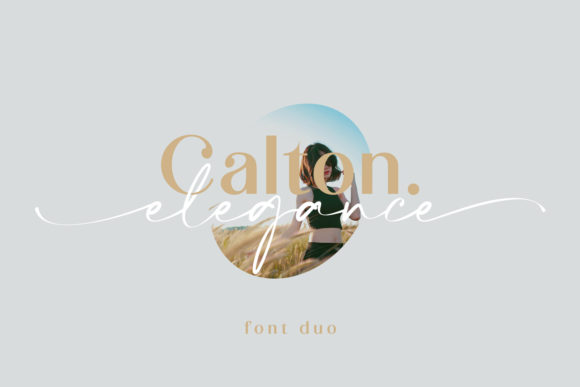 Calton Elegance Duo: A Perfect Mix of Script and Sans Serif