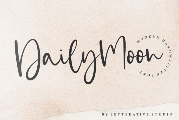 Daily Moon: Elevating Design with Dreamy Script Typography
