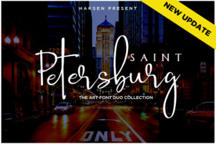 Exploring the Saint Petersburg Duo Font