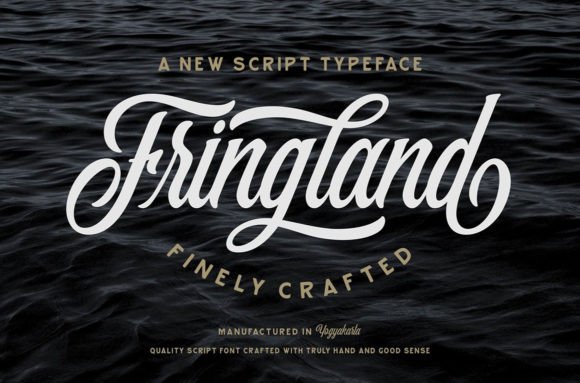 Fringland: Commanding Attention with Bold Typography
