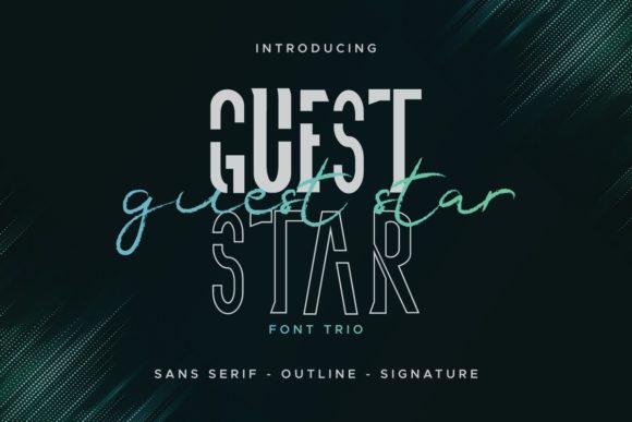 Guest Star: The Dynamic Duo Font for Modern Design