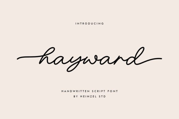 Hayward: Elevate Your Designs with Elegant Handwritten Script