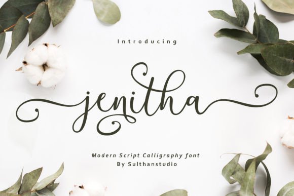Jenitha: Elevate Your Designs with Elegant Script Font