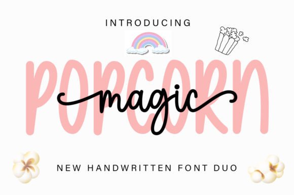 Magic Popcorn: Elevate Your Brand with a Romantic Font Duo