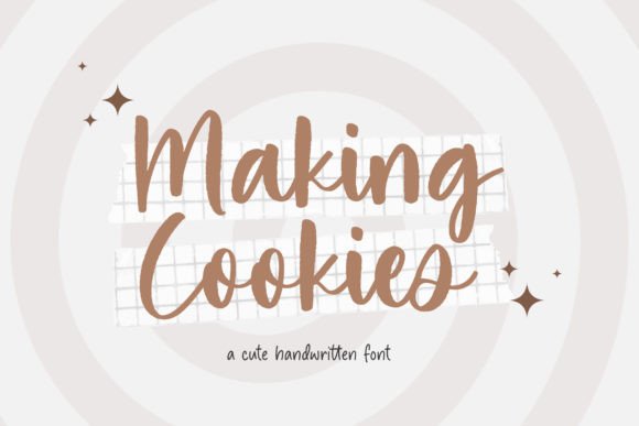 Making Cookies: Elevate Your Design with This Beautiful Script Font