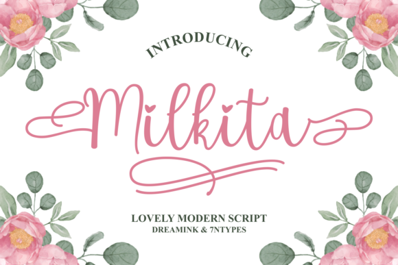 Milkita: A Script Font for Elegant Designs