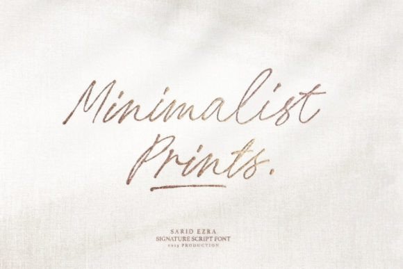 Minimalist Prints: The Power of Elegant Typography