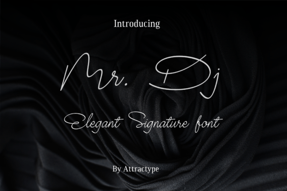 Mr. Dj: The Signature Typeface for Elegant Design