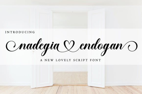 Nadegia Endogan: A Script Font for Elegant Branding