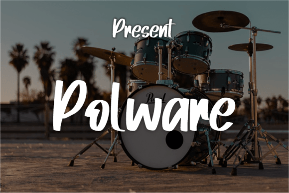Polware: A Modern Script Typeface for Elegant Branding