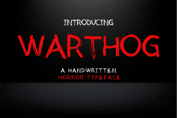 Warthog: The Horror Script Font for Menacing Elegance